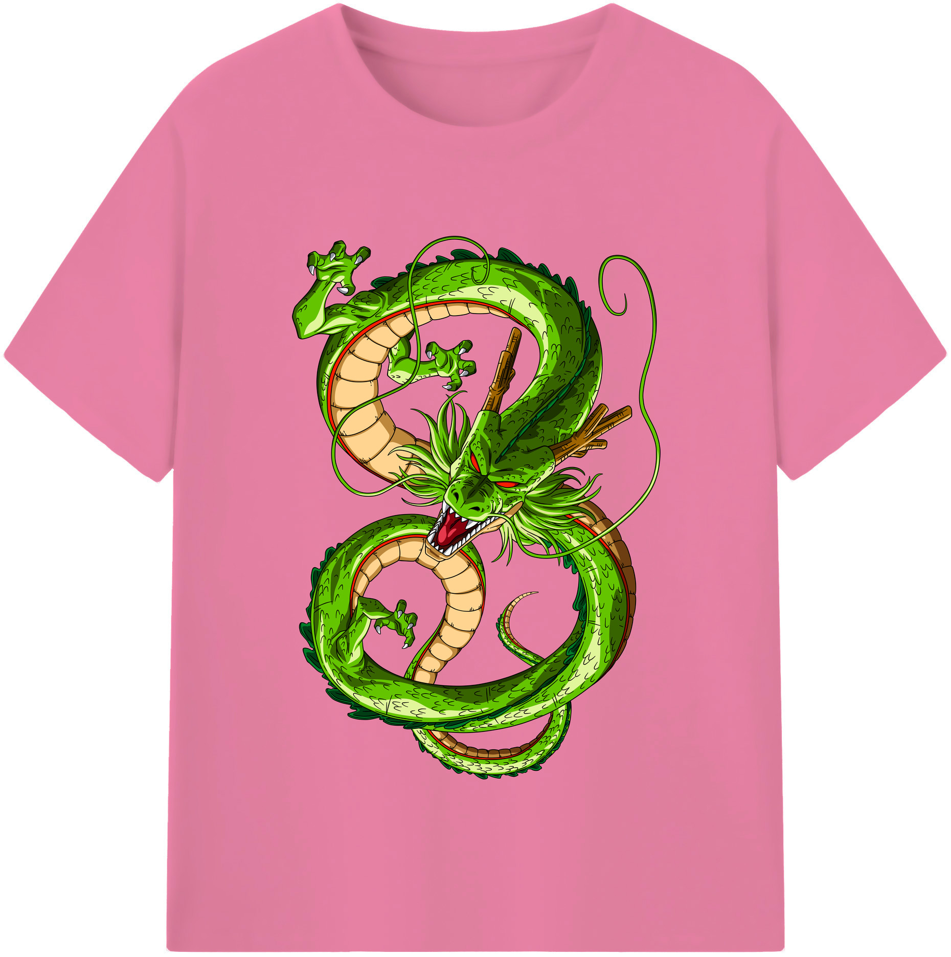 （画像用） ドラゴンボール 神龍 シェンロン DRAGON BALL Shenron 綿100％半袖Tシャツ（フロントプリント）